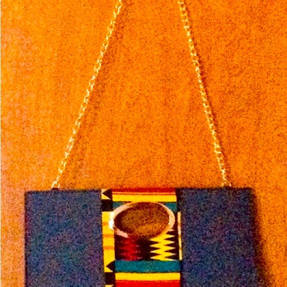 Denim purse with chain - Picture 2 of 2